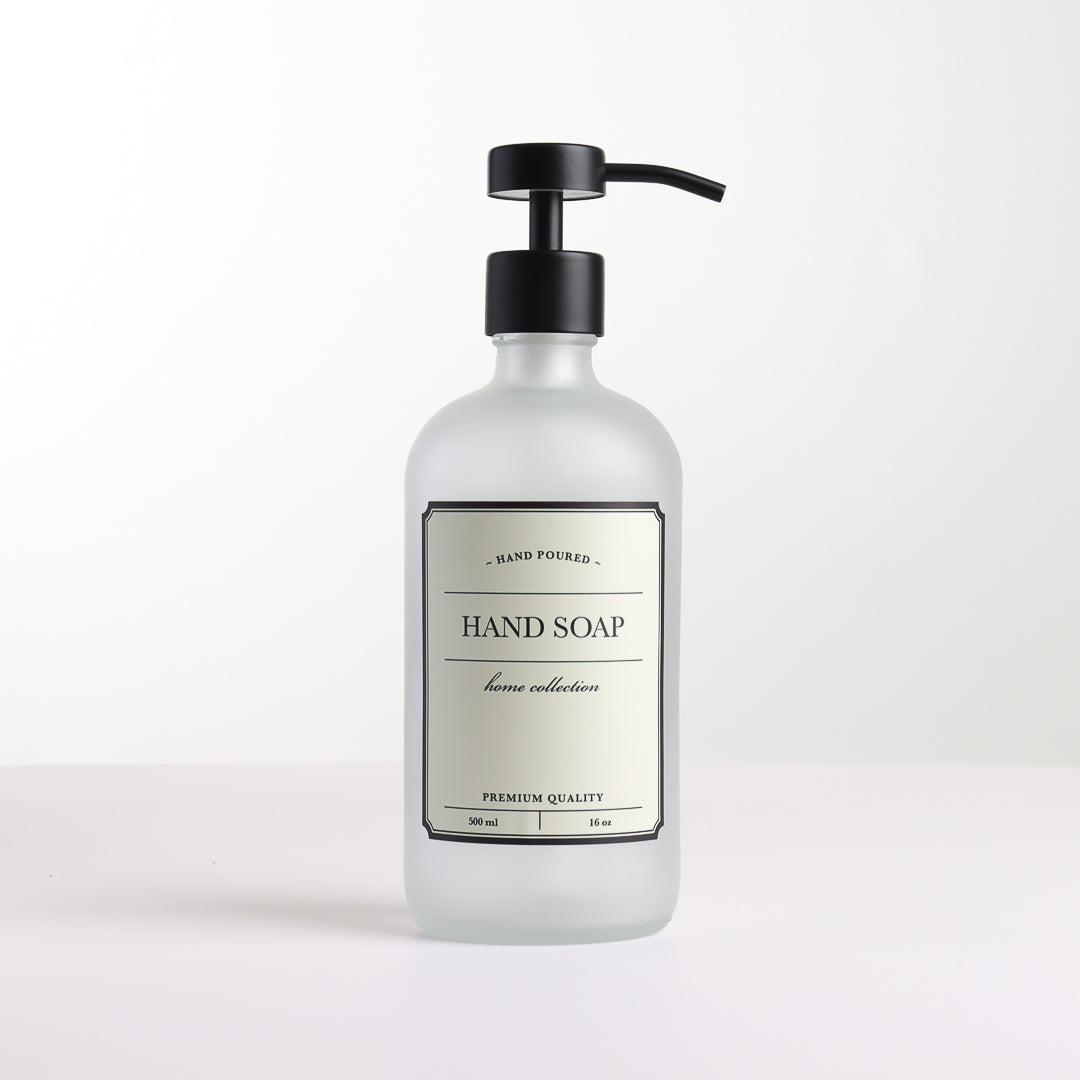 MADISON Glass Decanters with Matte Black Pump