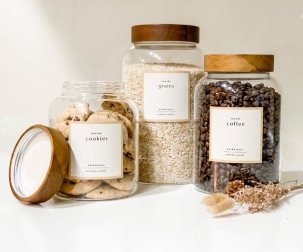 NAPA BIG BERTHA SCREWCAP Artisan Acacia Vat Jars - Mayfair & Co. Exclusive