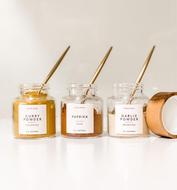 MARRAKECH Artisan Acacia Spice Jars