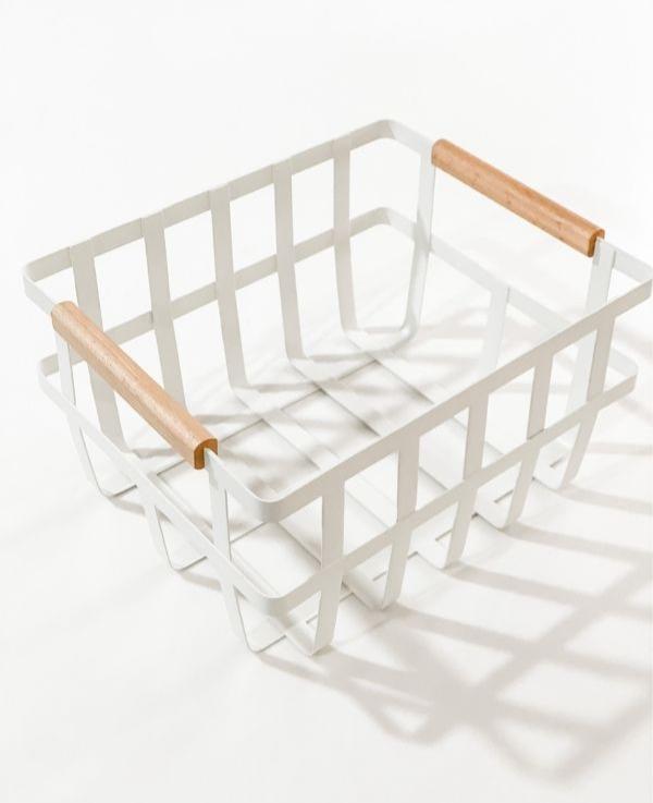 NORWAY Scandi Metal Basket with Metal Clip