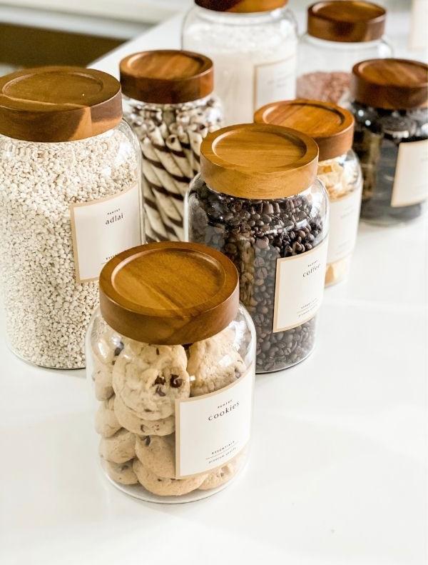 NAPA BIG BERTHA SCREWCAP Artisan Acacia Vat Jars - Mayfair & Co. Exclusive