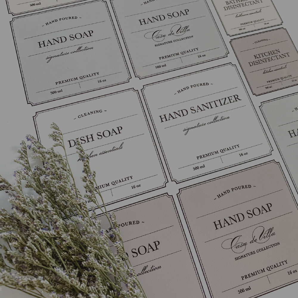 Home Storage & Kitchen Pantry Label Stickers - Mayfair & Co.
