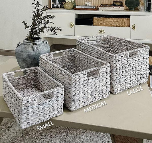 HAMPTON White Sand Seagrass Baskets