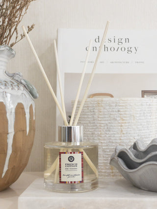 Limited Edition AMALFI Home Fragrance Diffuser with French Cotton Soy Candle