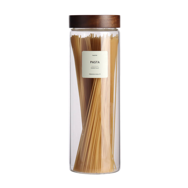 BURGUNDY EXTRA WIDE Artisan Acacia Screwcap Jars