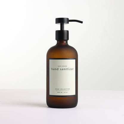 MADISON Glass Decanters with Matte Black Pump