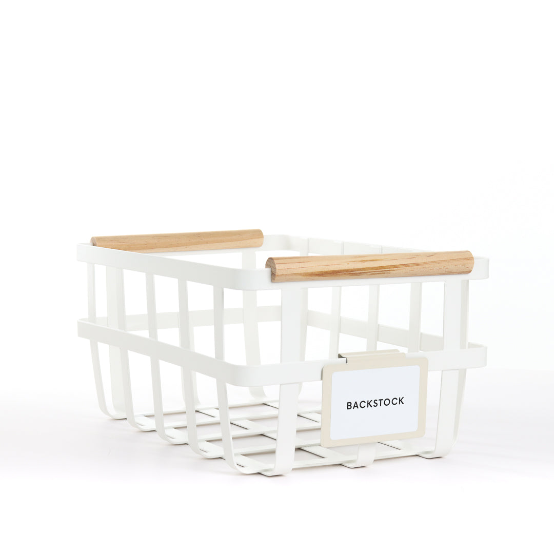 NORWAY Scandi Metal Basket with Metal Clip