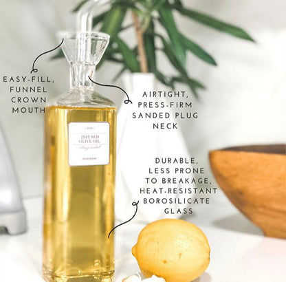 PUGLIA Artisan Glass Oil & Sauce Cruet