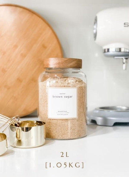 NAPA BIG BERTHA SCREWCAP Artisan Acacia Vat Jars - Mayfair & Co. Exclusive