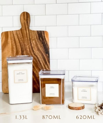 BRISBANE 360° Clear Cube Minimalist Bins