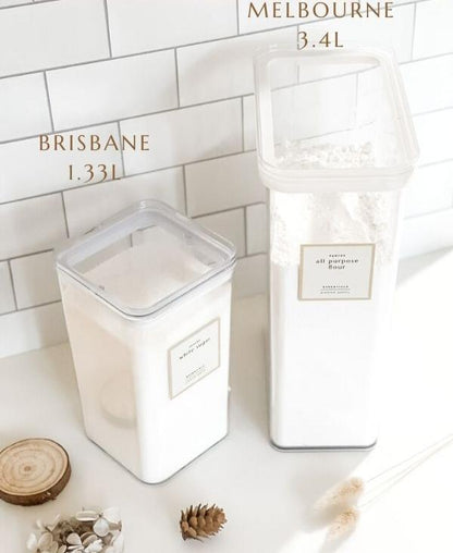 BRISBANE 360° Clear Cube Minimalist Bins