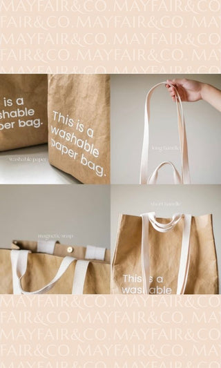 NEW EARTH Sling Washable Paper Bag