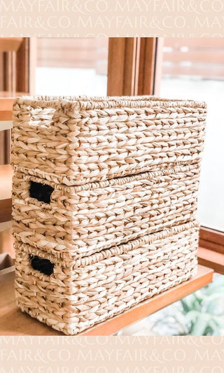HAVANA Slim Storage Helper Seagrass Basket
