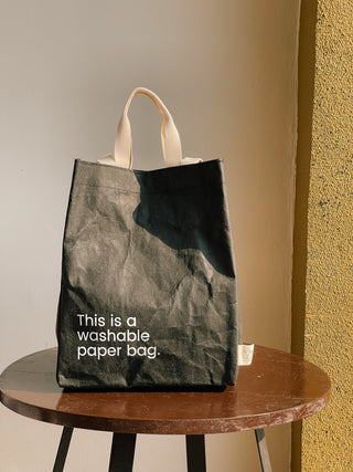NEW EARTH Small Washable Paper Bag