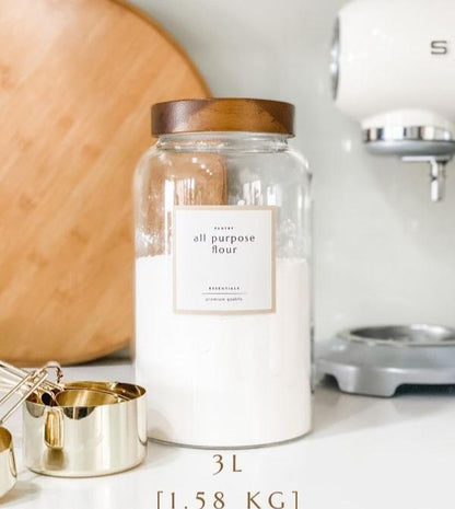 NAPA BIG BERTHA SCREWCAP Artisan Acacia Vat Jars - Mayfair & Co. Exclusive