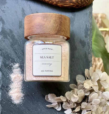 MARRAKECH Artisan Acacia Spice Jars